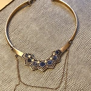 Chloe and Isabel Golden Lotus collar necklace